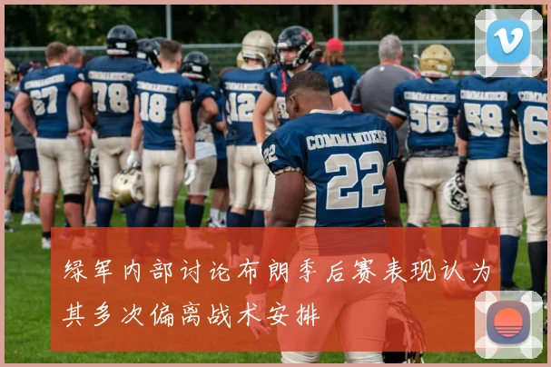 绿军内部讨论布朗季后赛表现认为其多次偏离战术安排