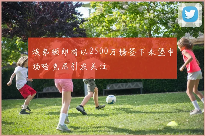 埃弗顿即将以2500万镑签下米堡中场哈克尼引发关注